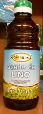 Aceite biológico de lino